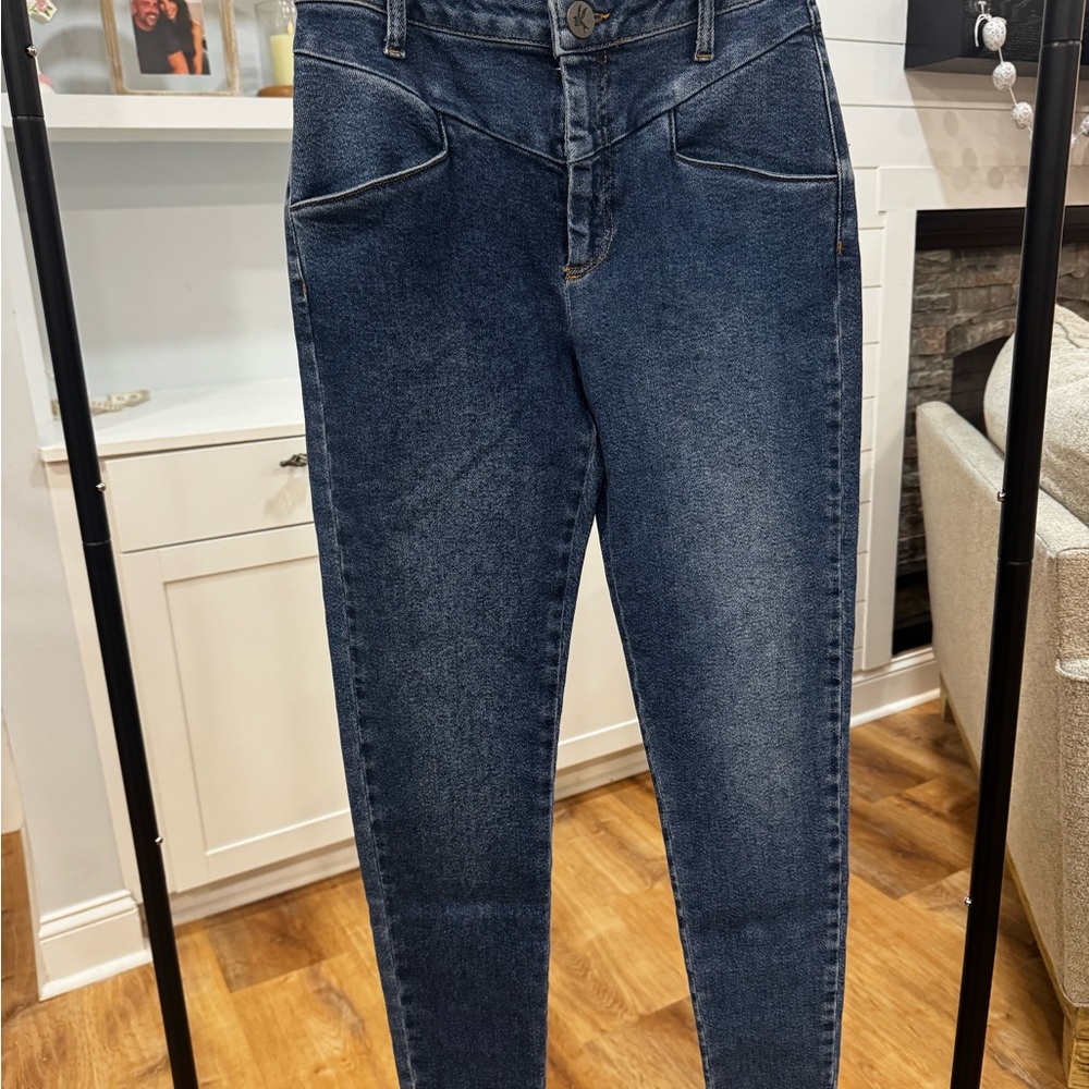 One Teaspoon Dark Wash Skinny Jeans